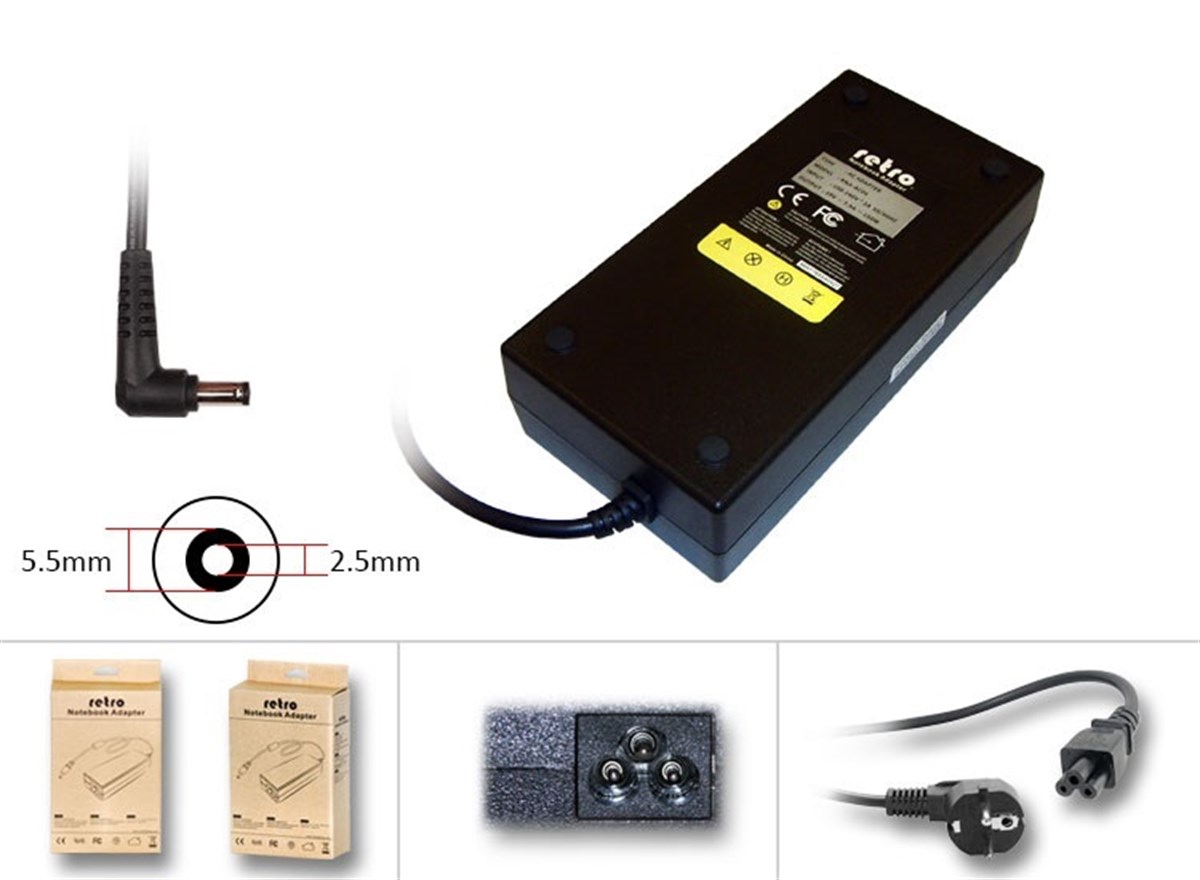 RETRO Acer Aspire 19V 7.9A 150W Notebook Adapt�r RNA-AC04