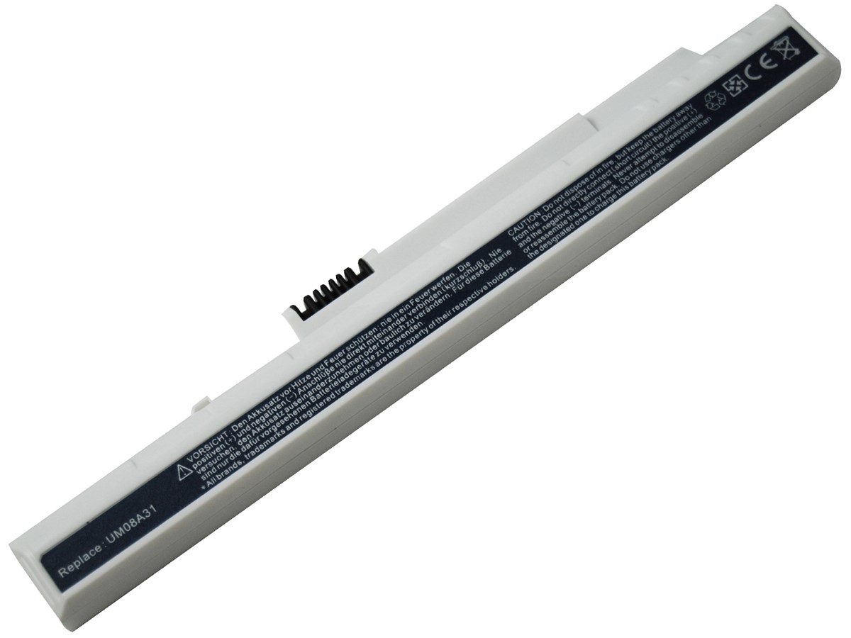 RETRO Acer Aspire One A110, A150, ZG5 Notebook Bataryas� - Beyaz - 3 Cell