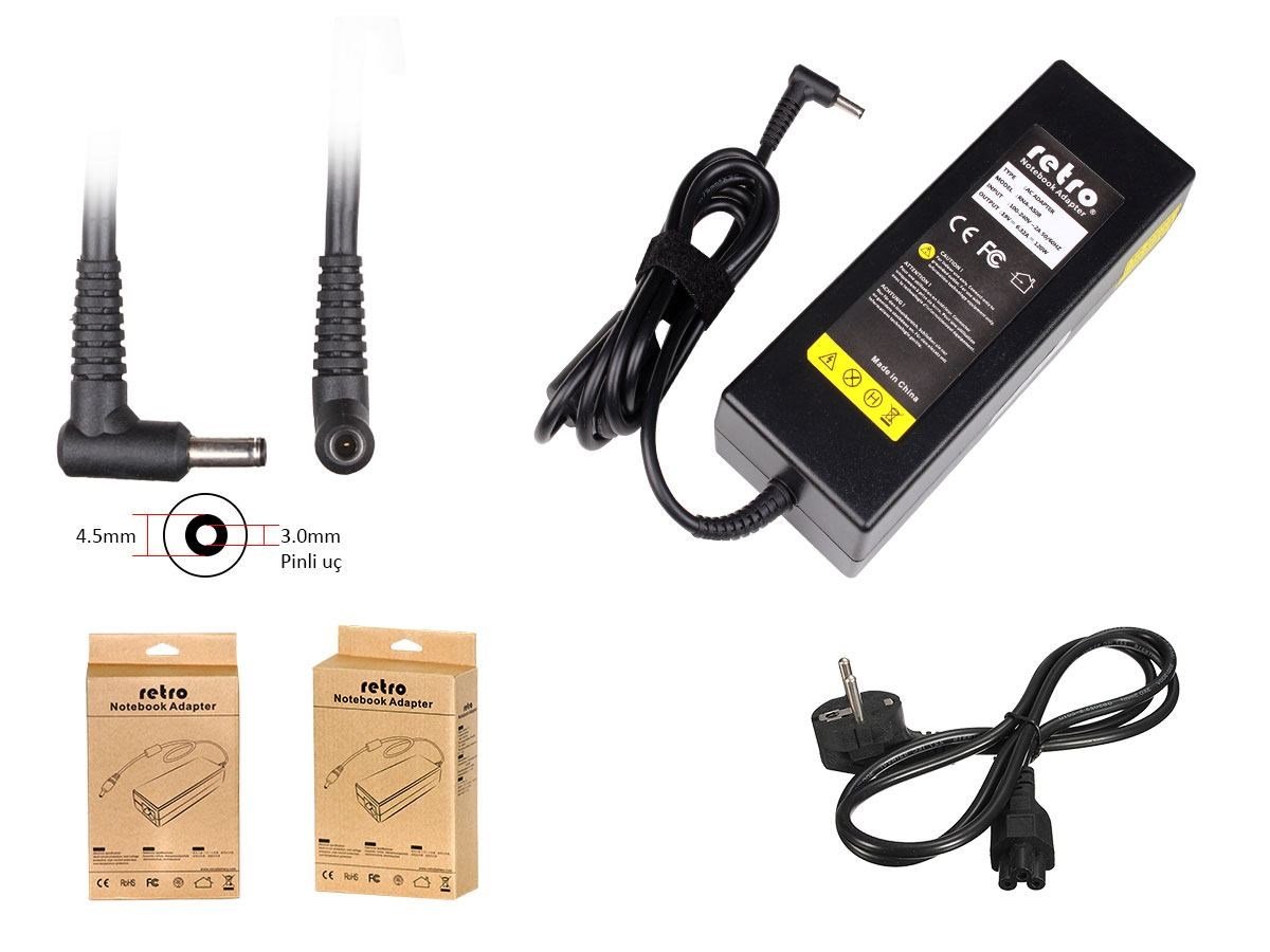 RETRO Asus 19V 6.32A 120W Pinli U� Notebook Adapt�r RNA-AS08