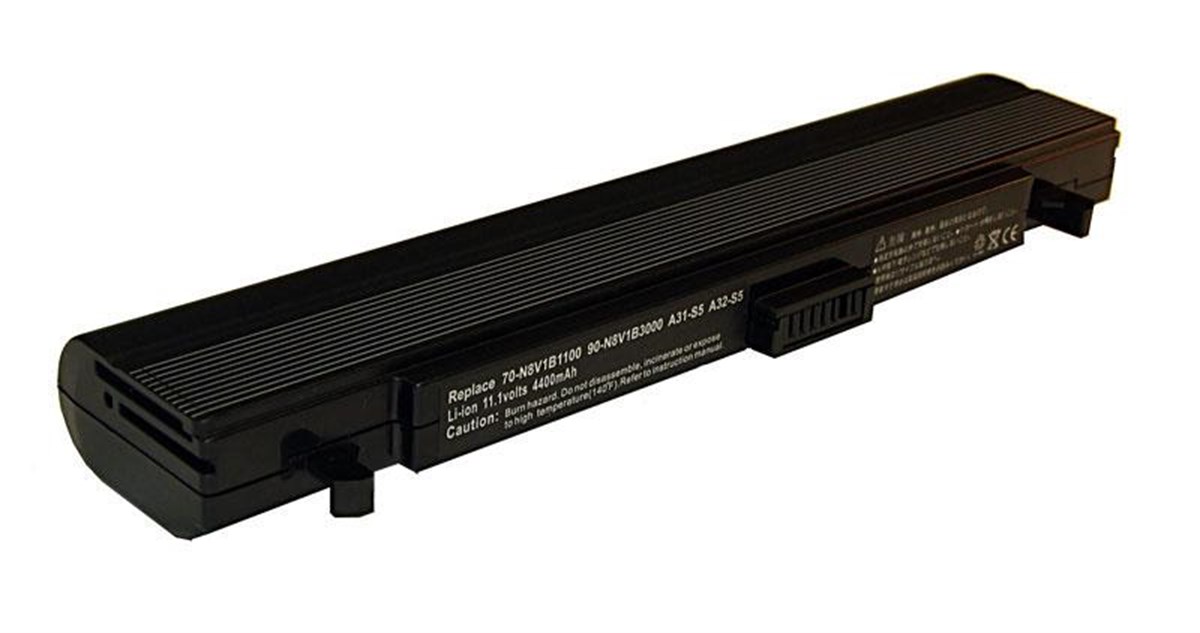 RETRO Asus M5, M5N, M5200N, S5, W5, W6, Z35 Notebook Bataryas� - Siyah - RASL-047