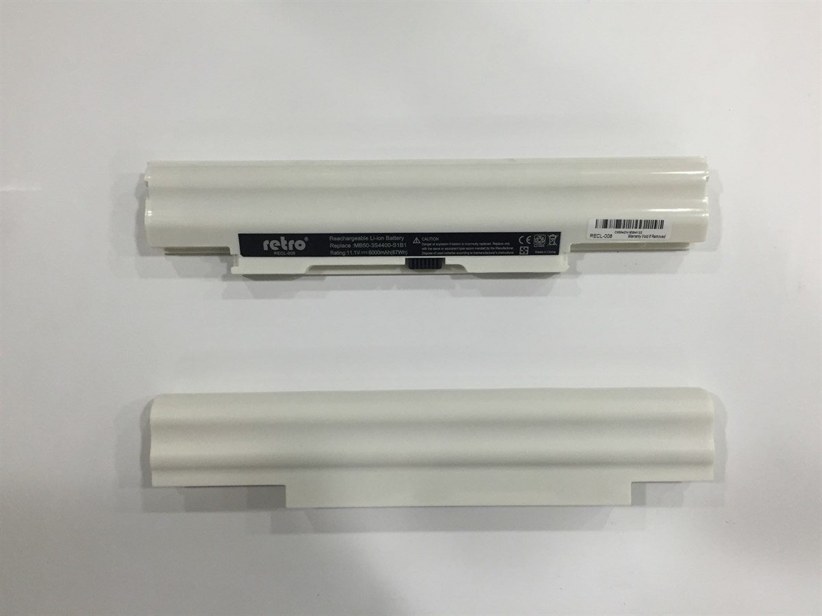 RETRO Casper MB50, Vestel MB50 Notebook Bataryas� - Beyaz - 6 Cell - 65Wh