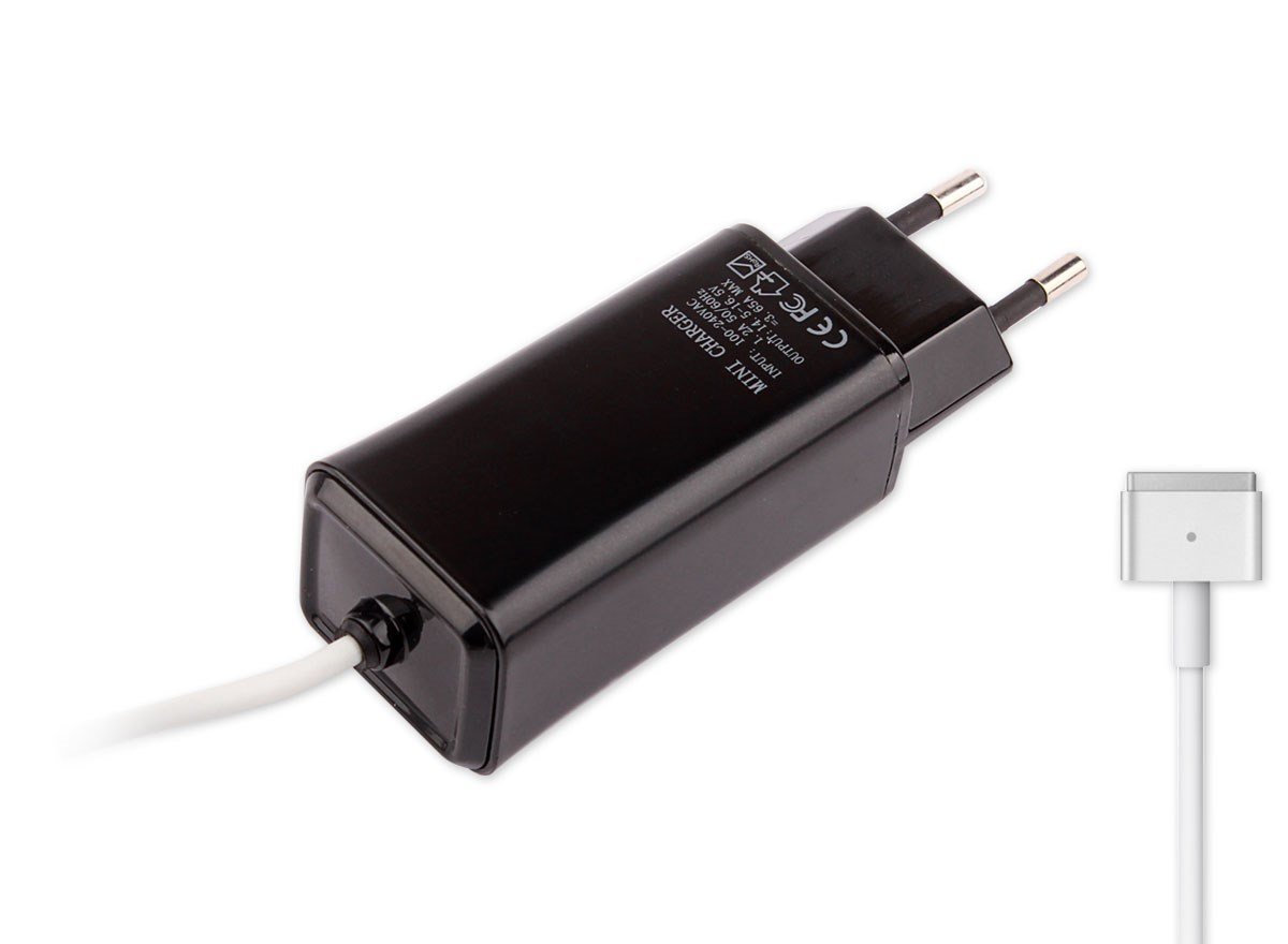 RETRO-Color, Apple MacBook 45W-60W MagSafe 2 Mini Adapt�r - Siyah
