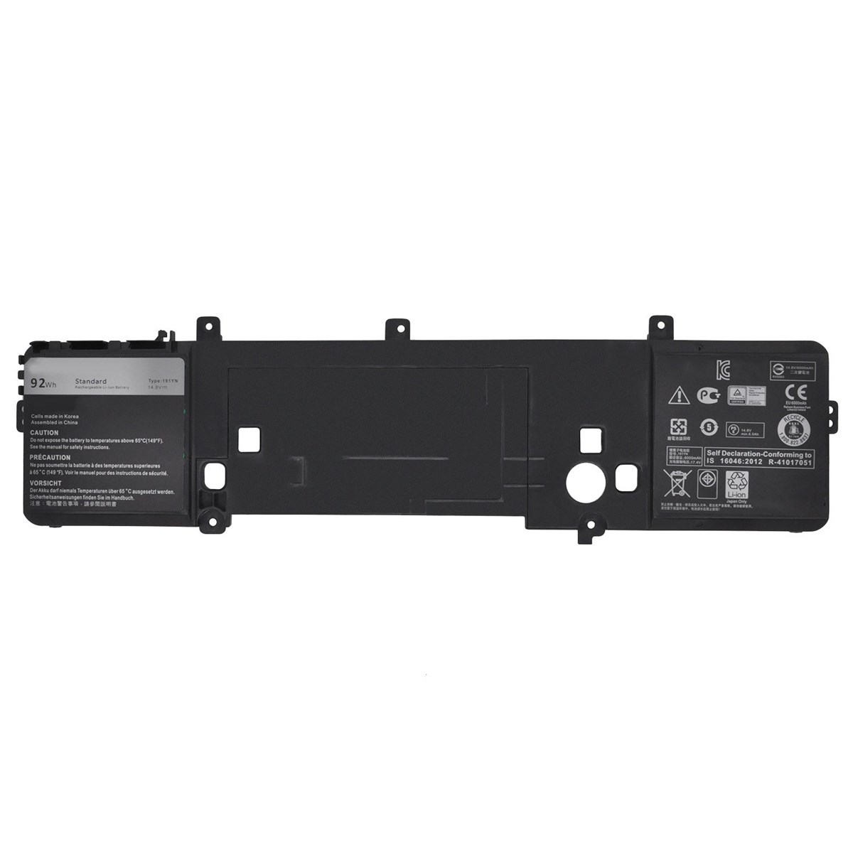 RETRO Dell Alienware 15 R1, 15 R2, 191YN Notebook Bataryas�