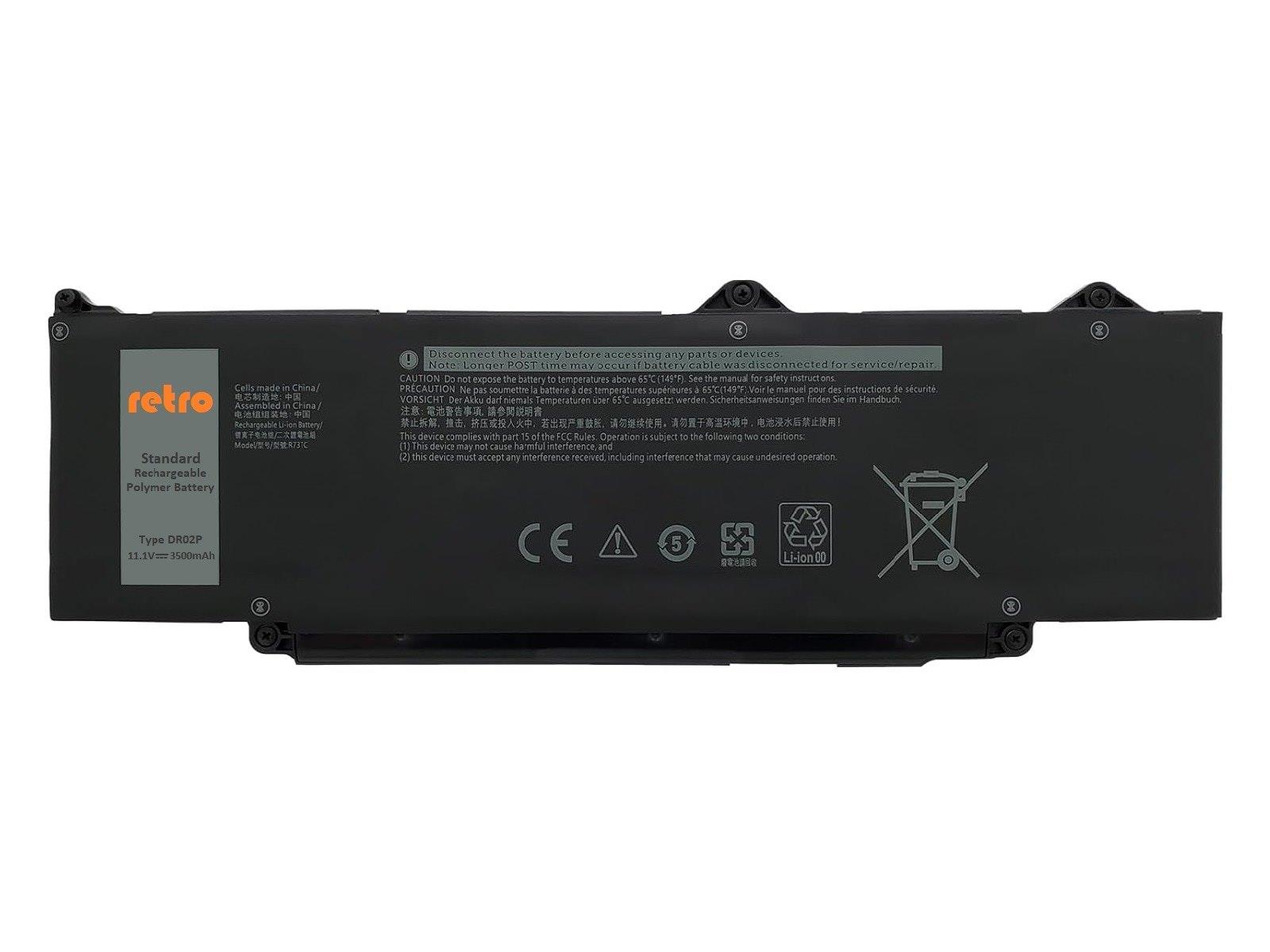 RETRO Dell Latitude 3340 (2023), DR02P Notebook Bataryası