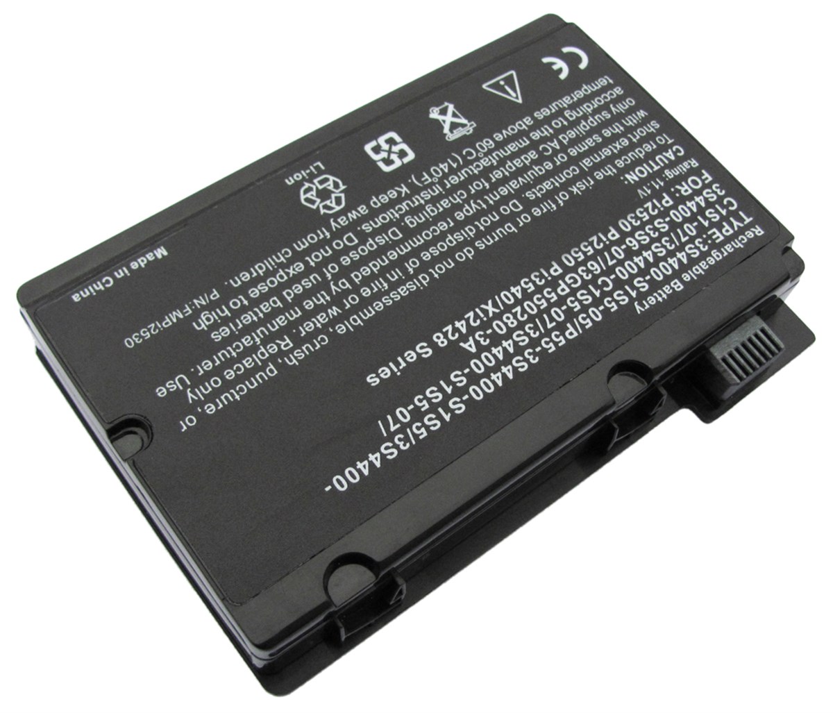 RETRO Fujitsu Siemens Amilo Pi2530, Pi2540, Pi2550 Notebook Bataryas� - Siyah