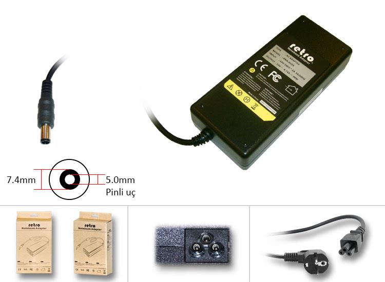 RETRO Hp Compaq 90W Pinli Uç Notebook Adaptör RPA-AC308 (RNA-HC03)