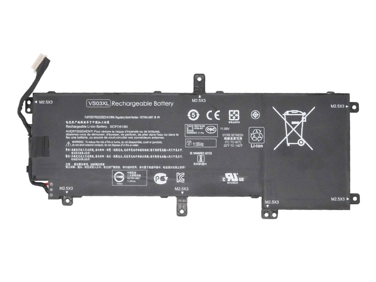 RETRO Hp Envy 15-as000, 15-as100, VS03XL Notebook Bataryas�