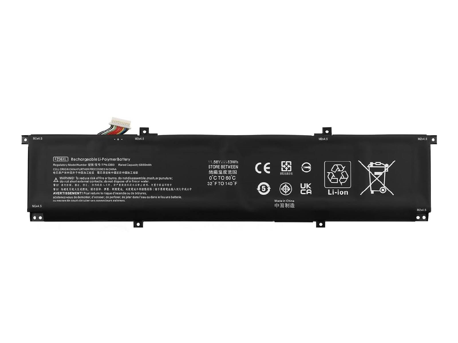 RETRO Hp FZ06XL Notebook Bataryası