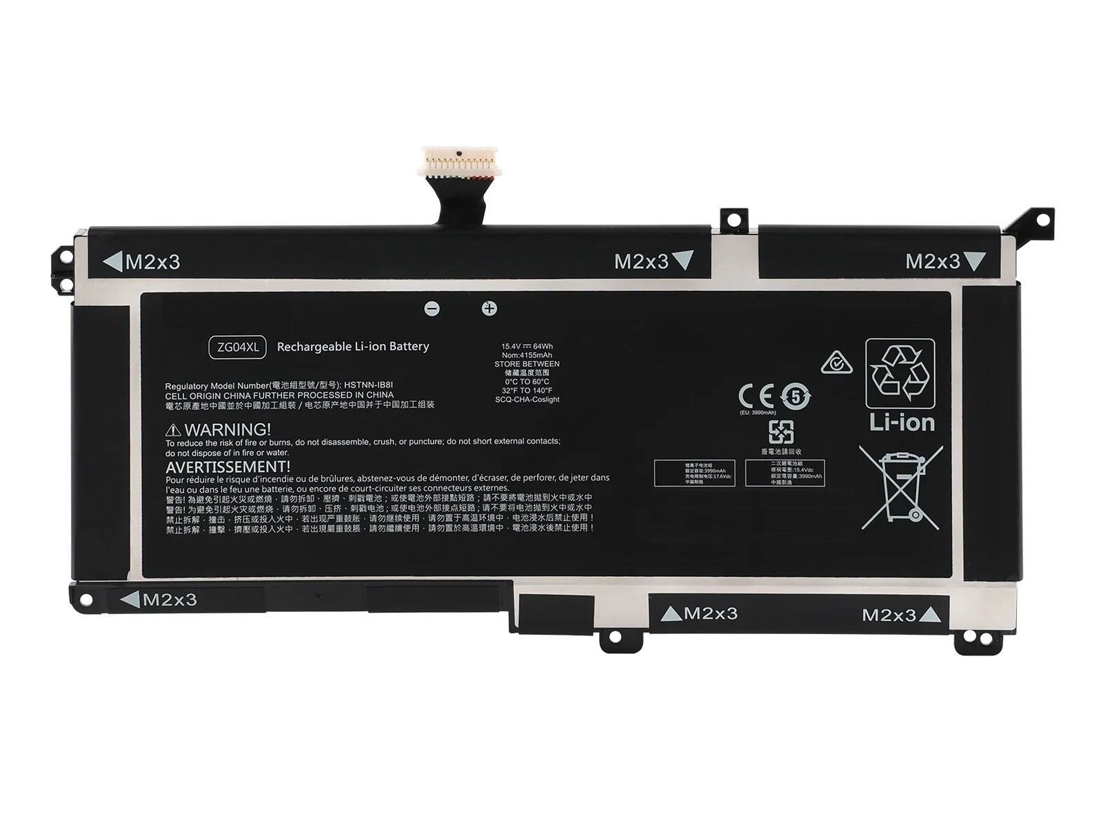 RETRO Hp ZBook Studio G5 Mobile Workstation (Ver.2 - 4 Cell), ZG04XL Notebook Bataryası