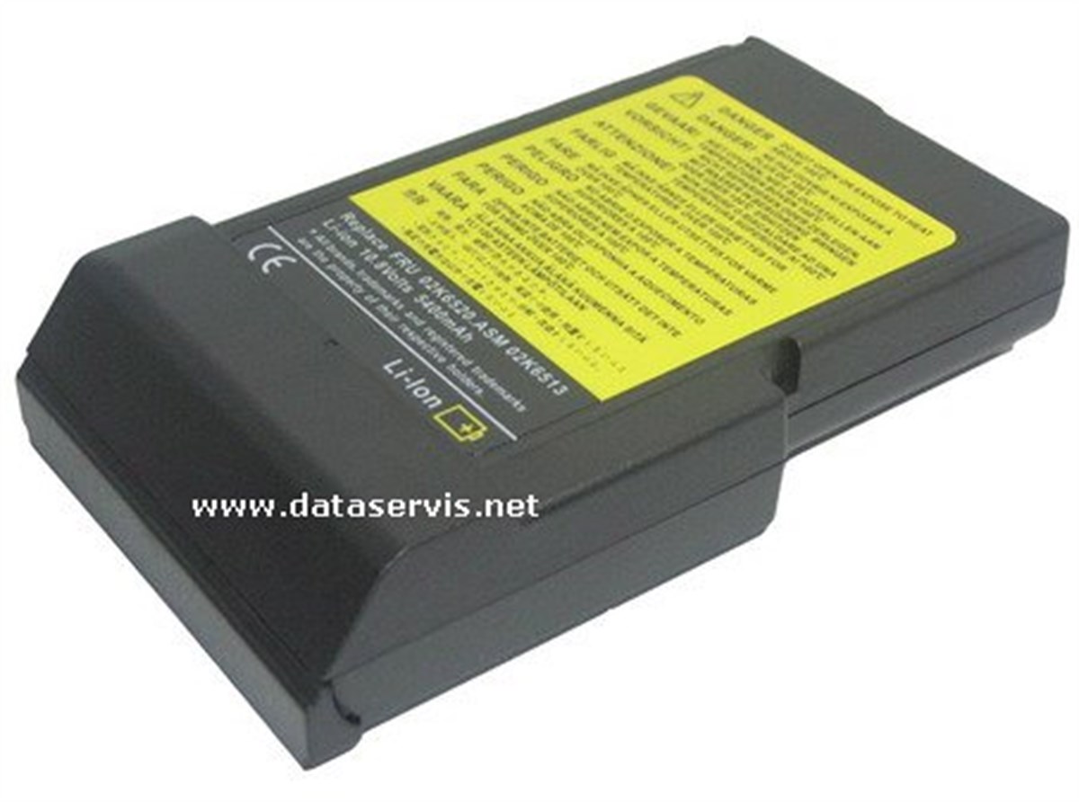 RETRO Ibm ThinkPad 390, 390E, 390X, i1700, i1720, i1721, 02K6513 Notebook Bataryas�