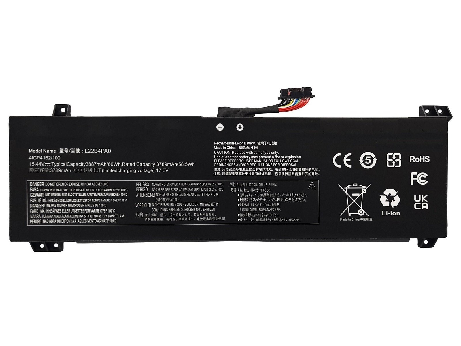 RETRO Lenovo L22B4PA0 Notebook Bataryası