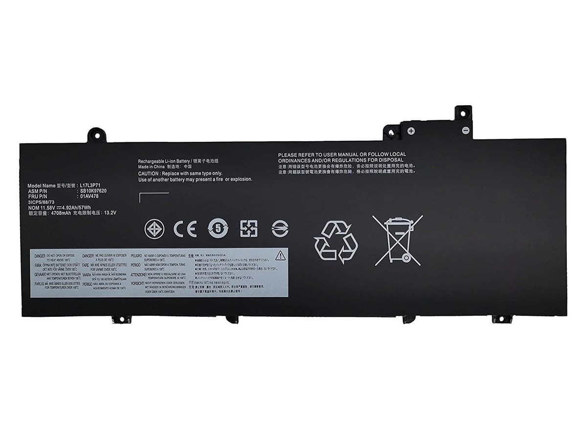 RETRO Lenovo ThinkPad T480s, L17L3P71 Notebook Bataryas�
