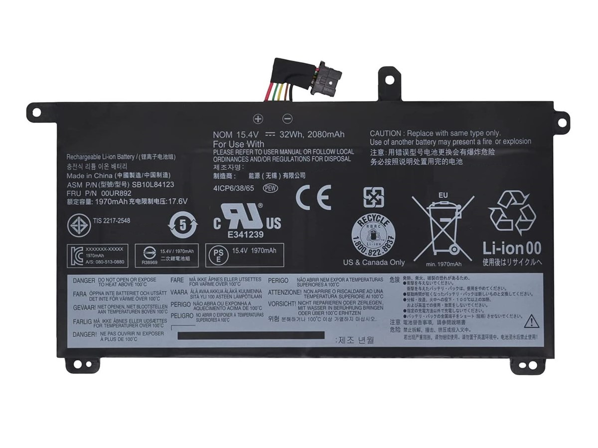 RETRO Lenovo ThinkPad T570, T580 Dahili (��) Notebook Bataryas�