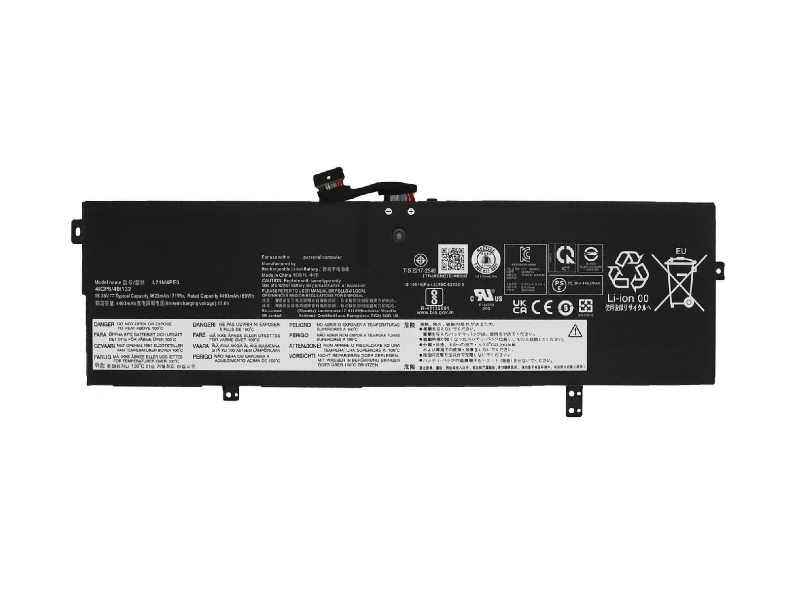 RETRO Lenovo Yoga 7-14ARB7, L21M4PE3 Notebook Bataryası