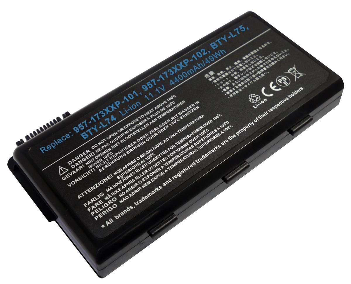 RETRO MSI CX500, Exper MS-1682, BTY-L74, BTY-L75 Notebook Bataryas� - 6 Cell