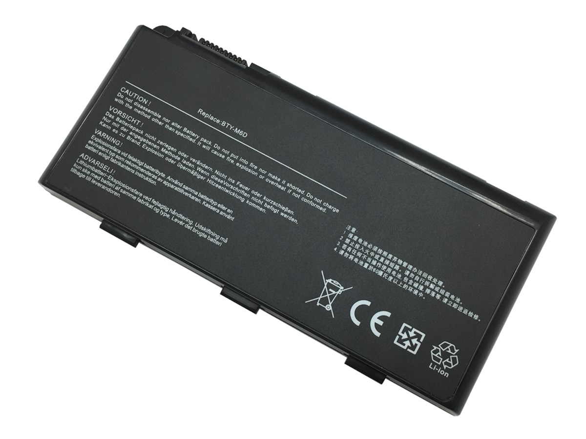 RETRO MSI GT60, GT70, GX60, GX70, BTY-M6D Notebook Bataryas�