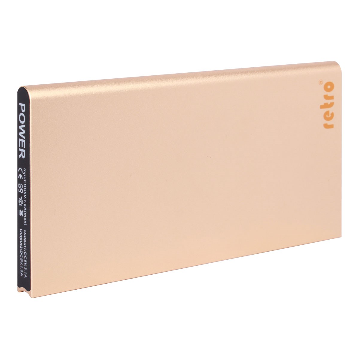 RETRO PowerBank 12000mAh Harici Batarya - Gold - Ultra Slim