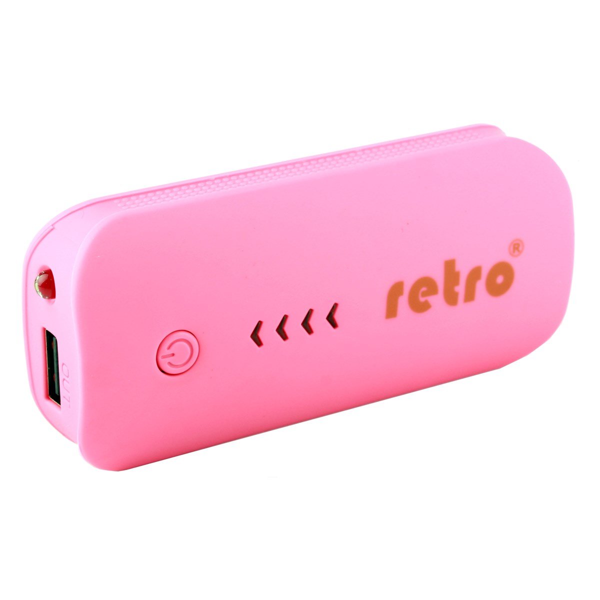 RETRO PowerBank 5600mAh Harici Batarya - Pembe - Soft Touch