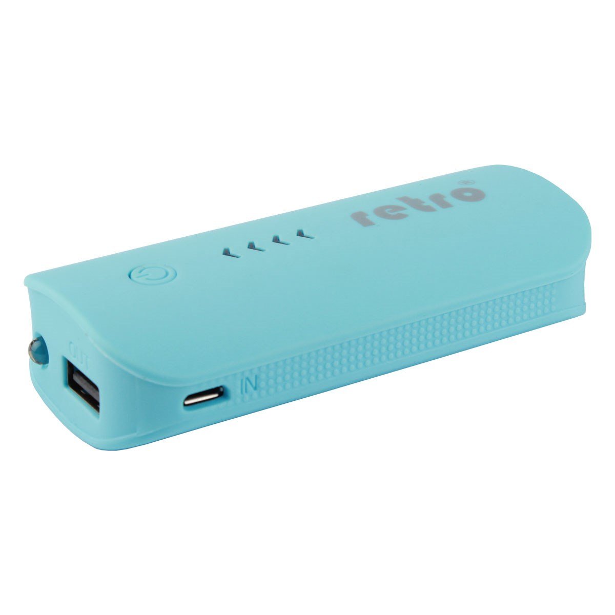 RETRO PowerBank 5600mAh Harici Batarya - Mavi - Soft Touch