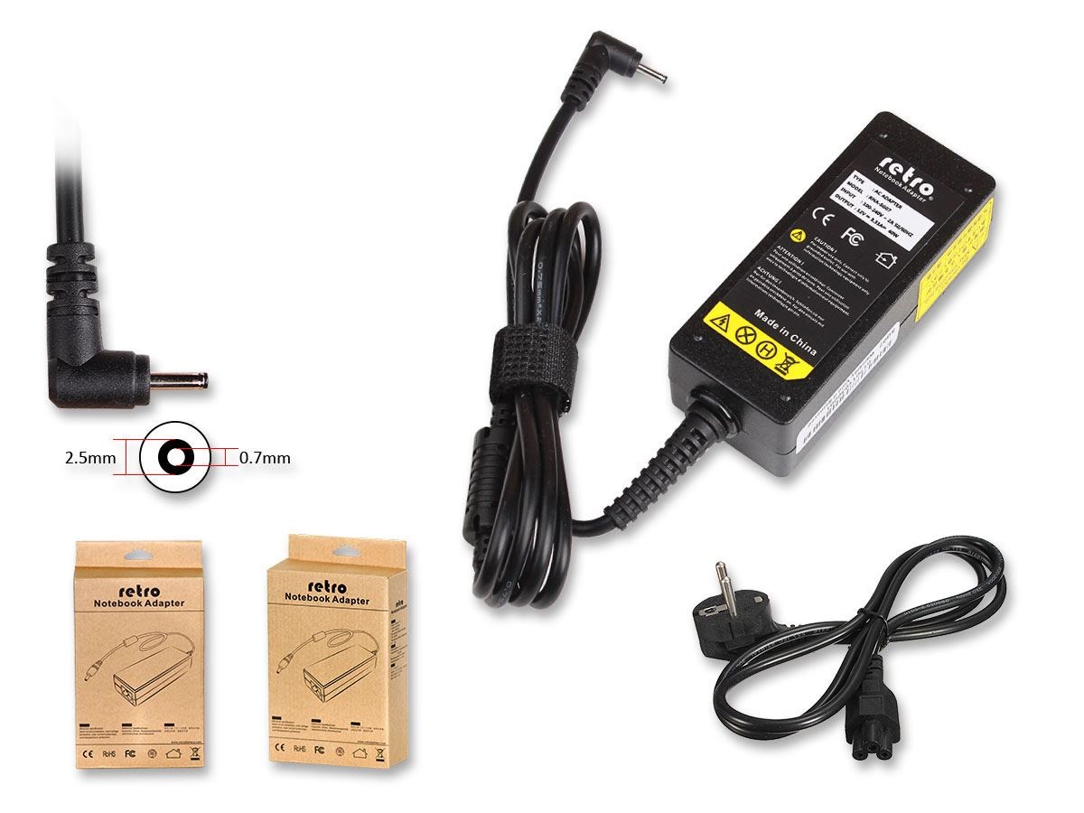 RETRO Samsung ATIV Smart Pc 40W Notebook Tablet Adapt�r� RNA-SG07