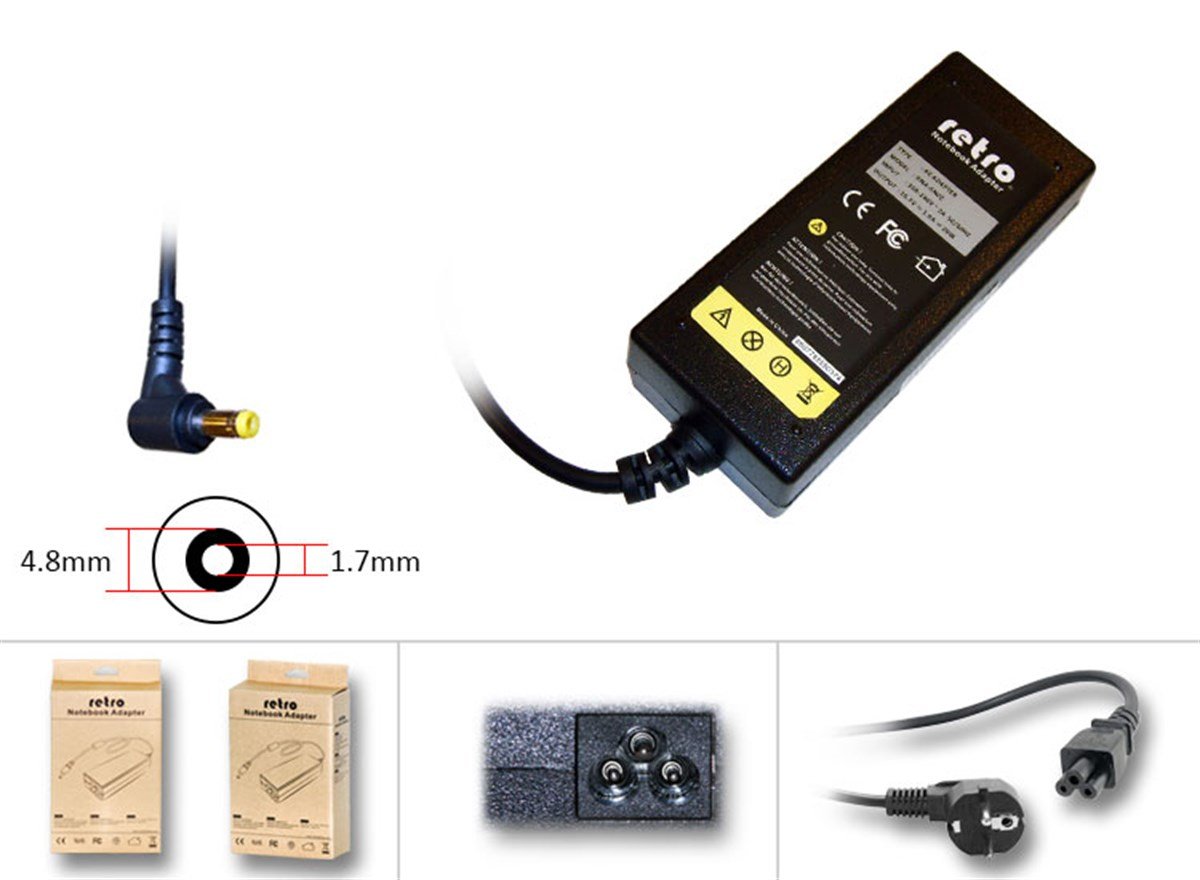 RETRO Sony 10.5V 1.9A 20W VGP-AC10V6 Notebook Adapt�r RNA-SN02