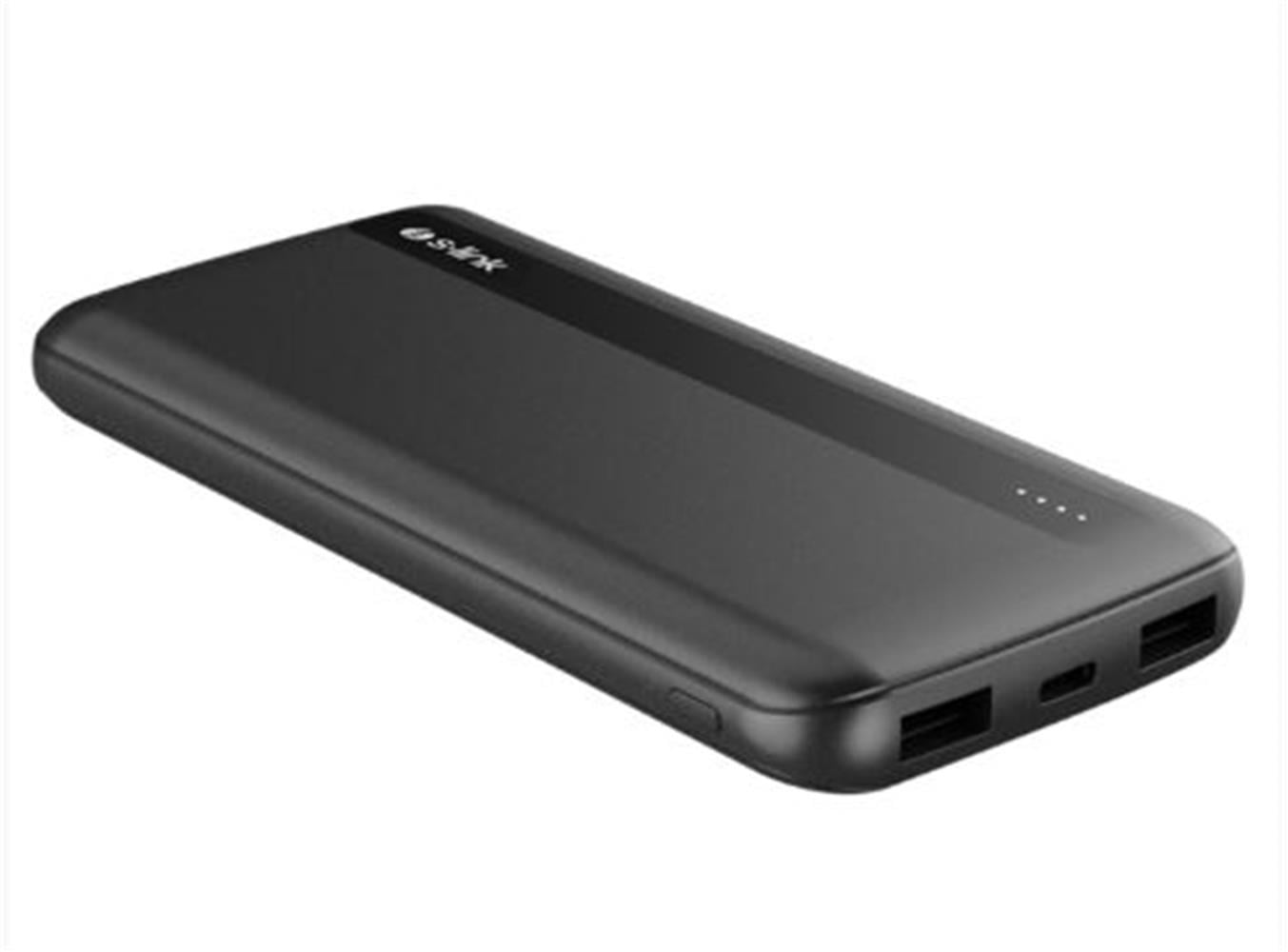 S-link IP-G11N 10000mAh Micro+Usb+ Type-C Giriş+Çıkış Siyah Taşınabilir Pil Şarj Cihazı Powerbank
