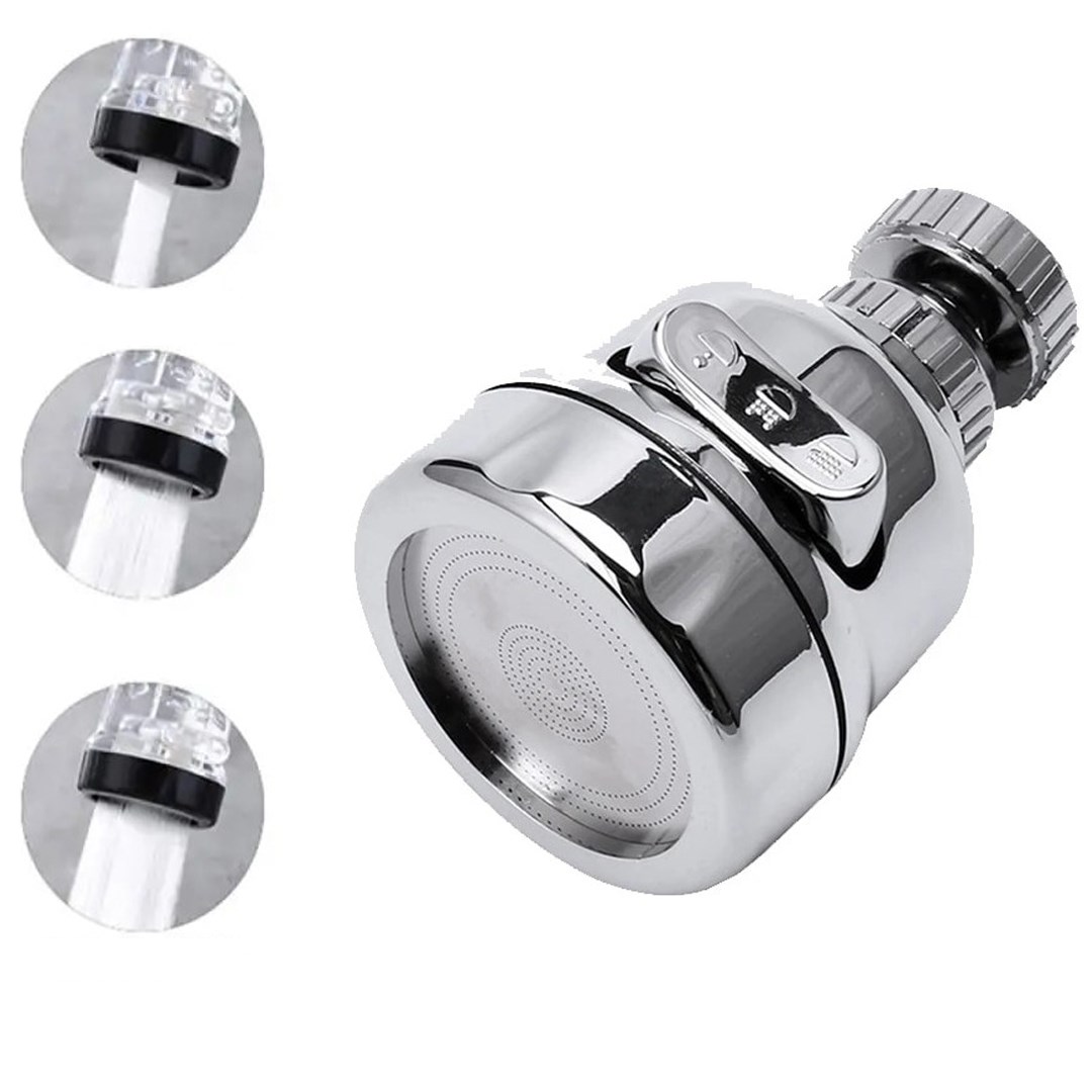 SUNUP SN-27115 3 KADEMELİ TASARRUFLU MUSLUK BAŞLIĞI 360 DERECE