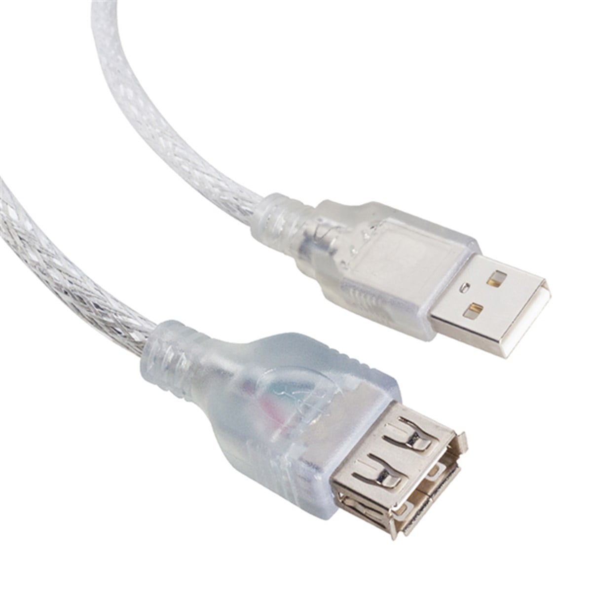 USB UZATMA KABLOSU 1.5 METRE 2.0V ŞEFFAF POWERMASTER