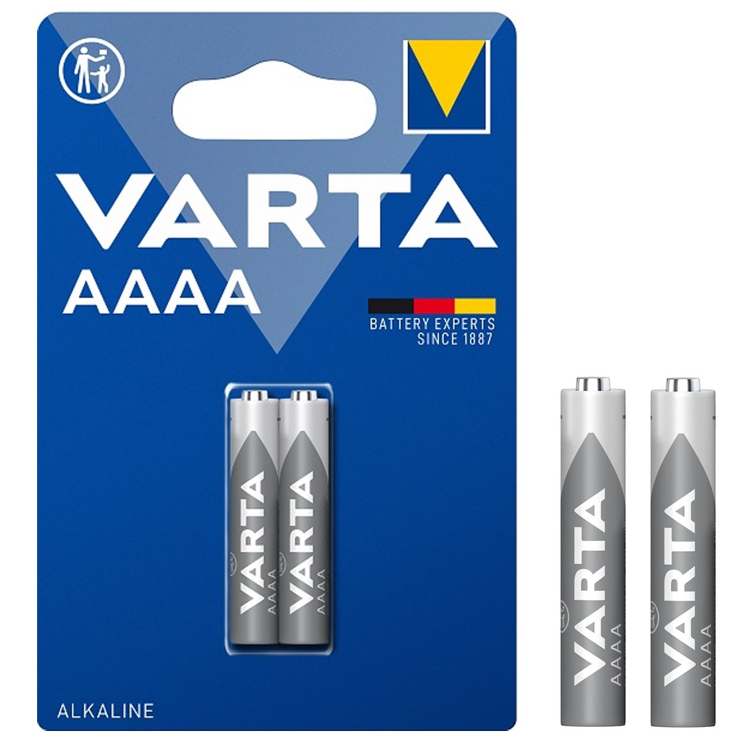 VARTA LR8D425 AAAA İNCENİN İNCESİ 1.5V ALKALİN 2Lİ PAKET PİL