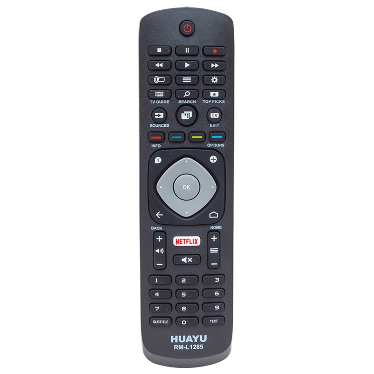 WEKO KL HUAYU RM-L1285 PHILIPS NETFLIX LCD-LED TV KUMANDA * HUAYU RM-1285EU BLİSTERLİ