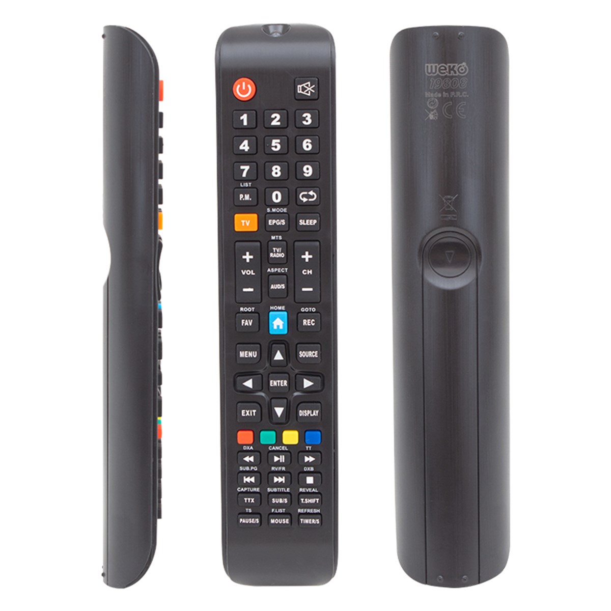 WEKO KL SKYTECH SARI TV TUŞLU SMART LCD-LED TV KUMANDA (19808=10702)