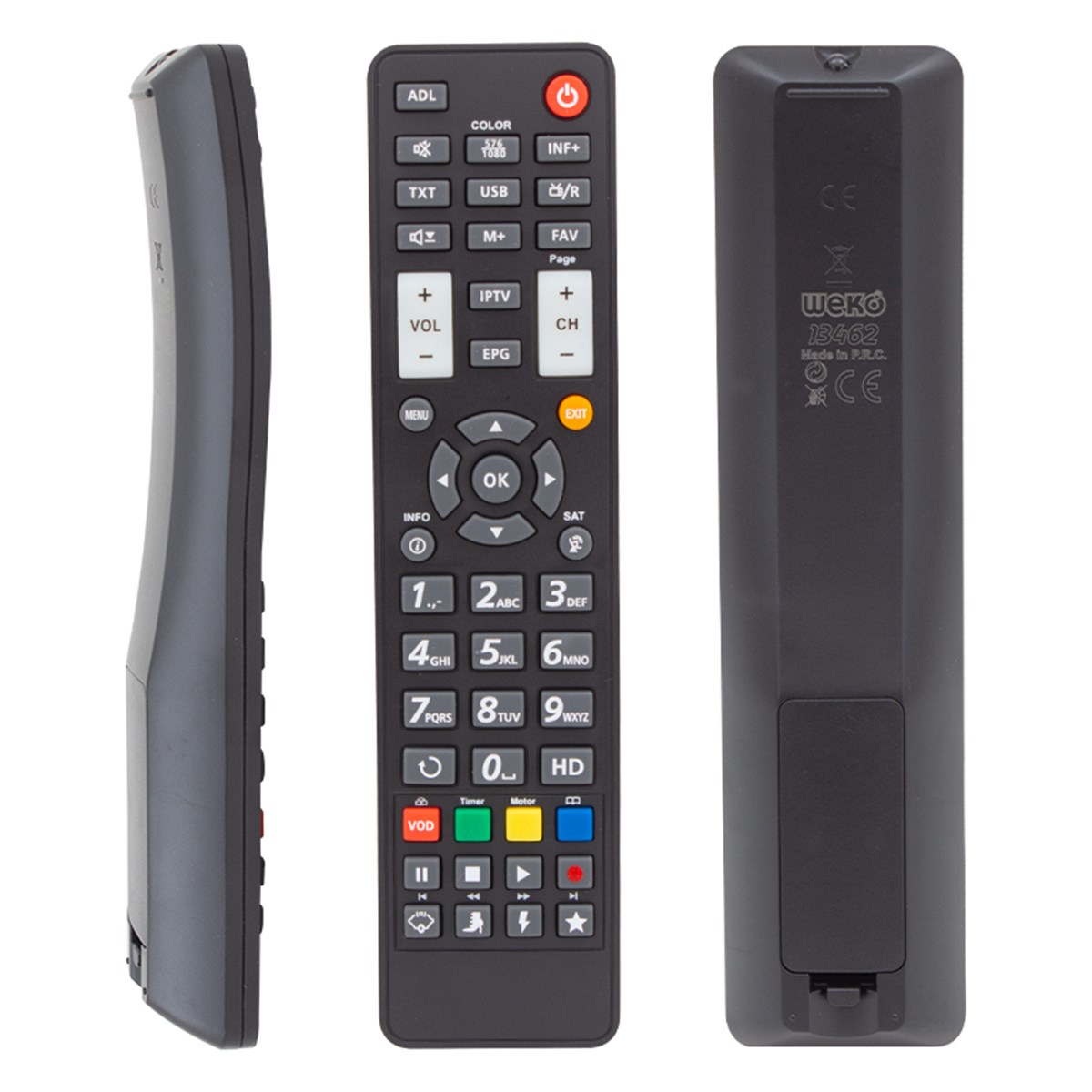 WEKO KR NEXT 2000HD MACHINA CX IP TV TUŞLU MİNİ VE KASALI HD KUMANDA