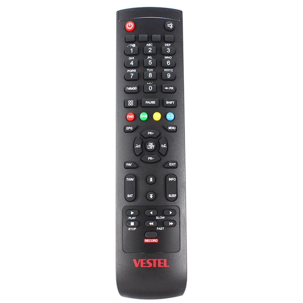 WEO KR VESTEL RECORD TUŞLU LCD KUMANDA (7050=33184)