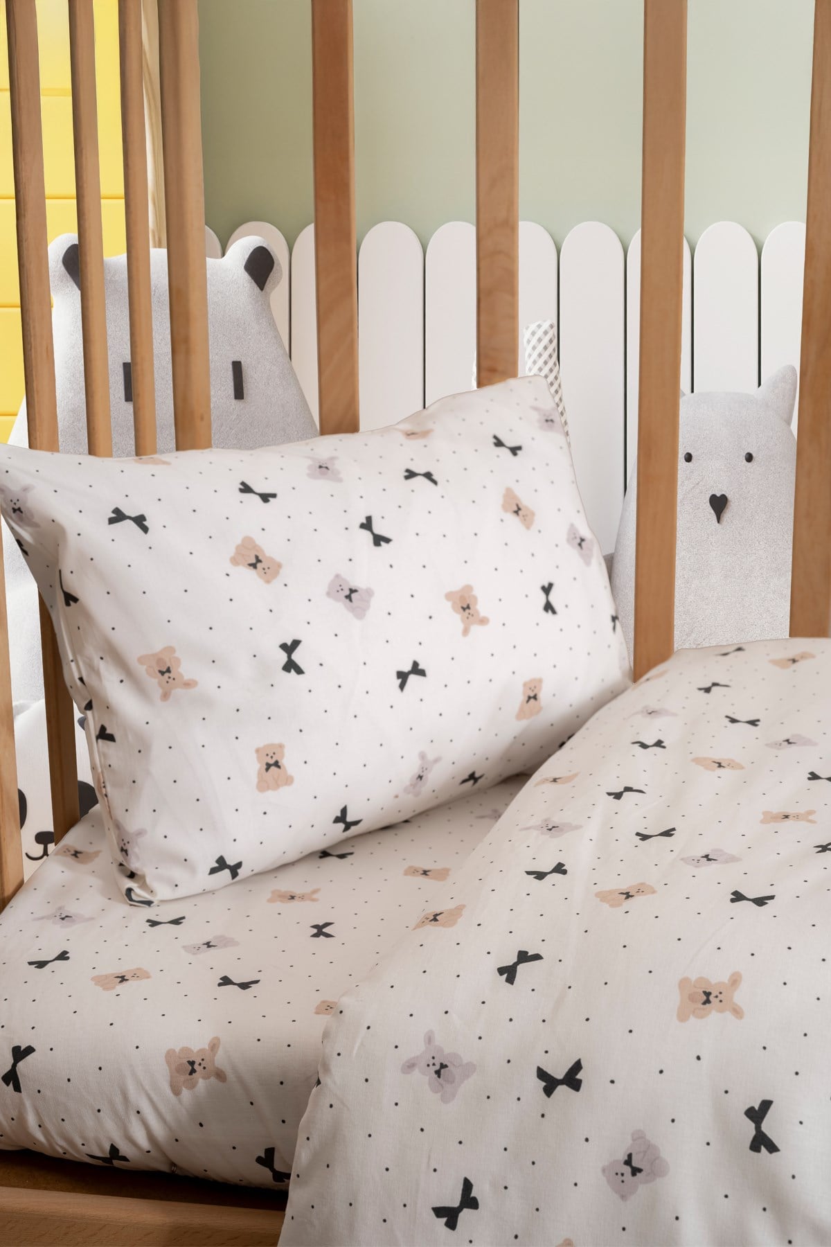 Luna %100 Pamuk Bebek Nevresim Takımı