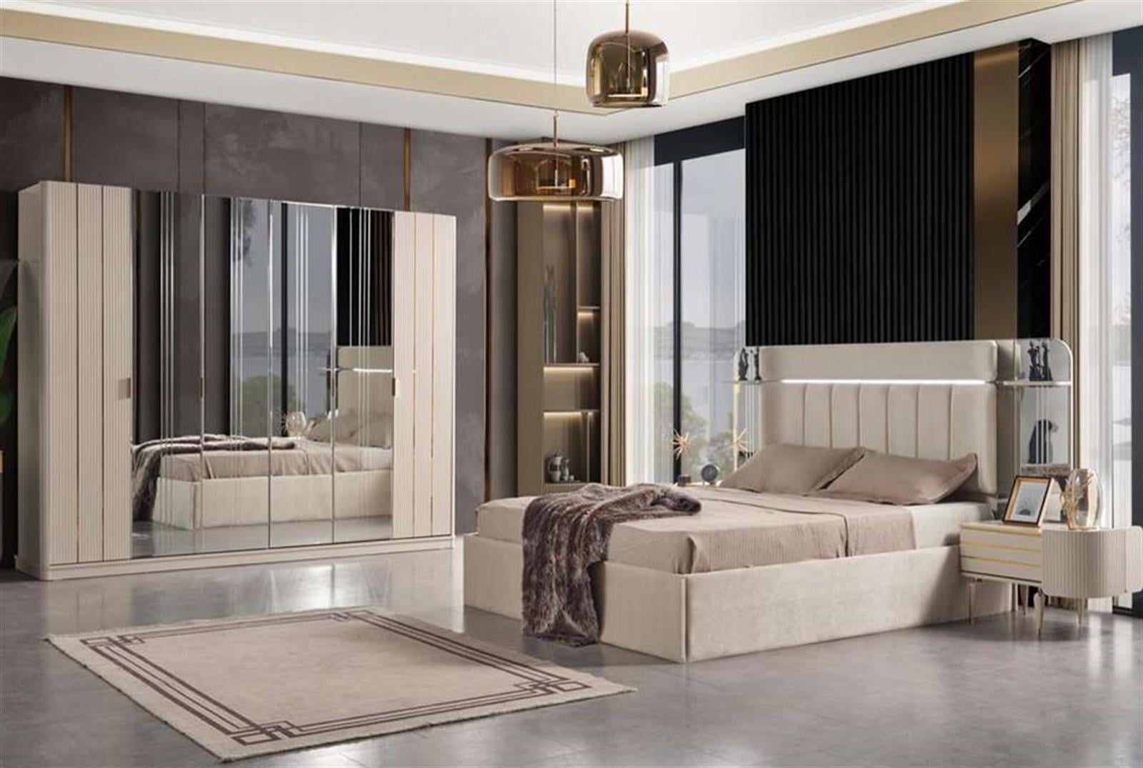 Karya Krem Yatak Odası Takımı