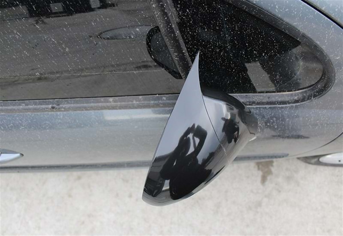 308 Batman Mirror Cover Piano Black  2007 - 2013 2008 - 2013  T7