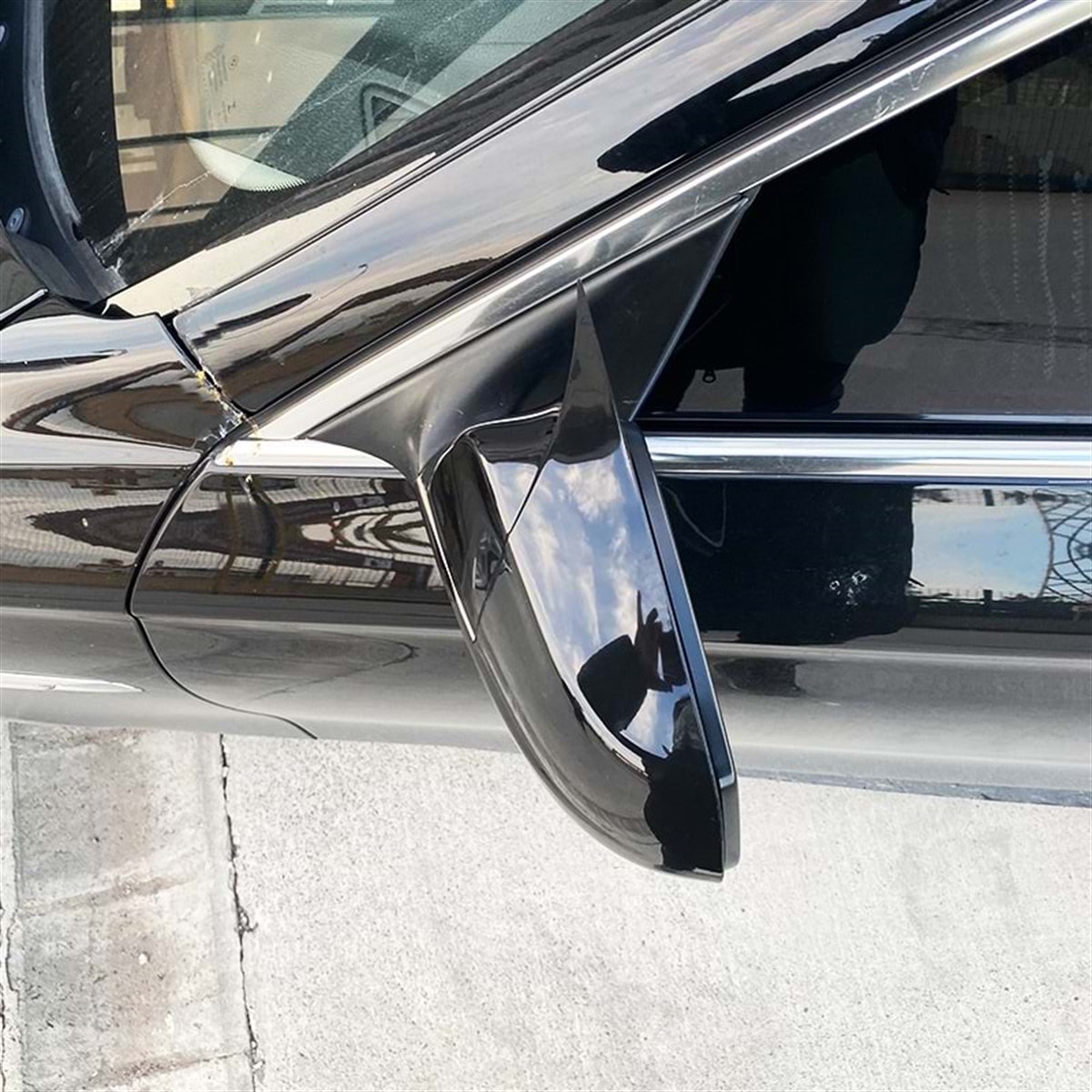F10 Batman Mirror Cover Piano Black  2010-2013 F10