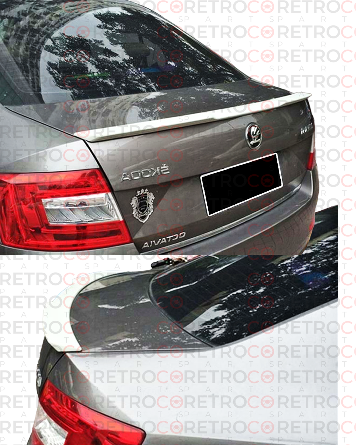 Factory Style Spoiler Wing ABS for 2013-2018 Skoda Octavia 4DR Sedan 1PCS