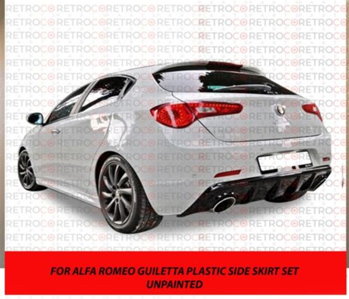 Fits Alfa Romeo Guiletta ABS PLASTIC Side Skirts for SPORT