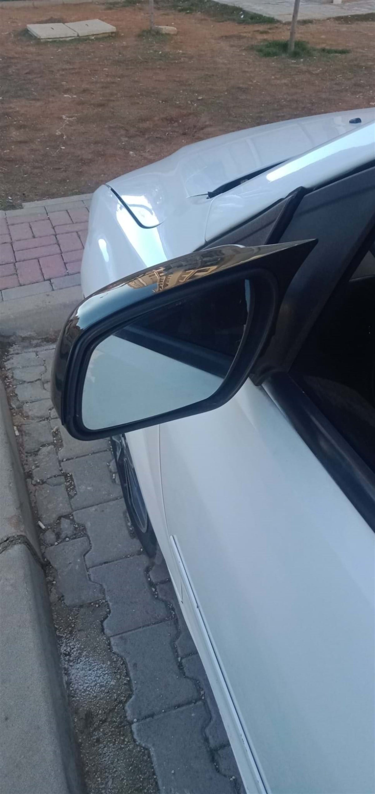 Focus 2 Batman Mirror Cover Piano Black  2004-2008 Mk2 FL