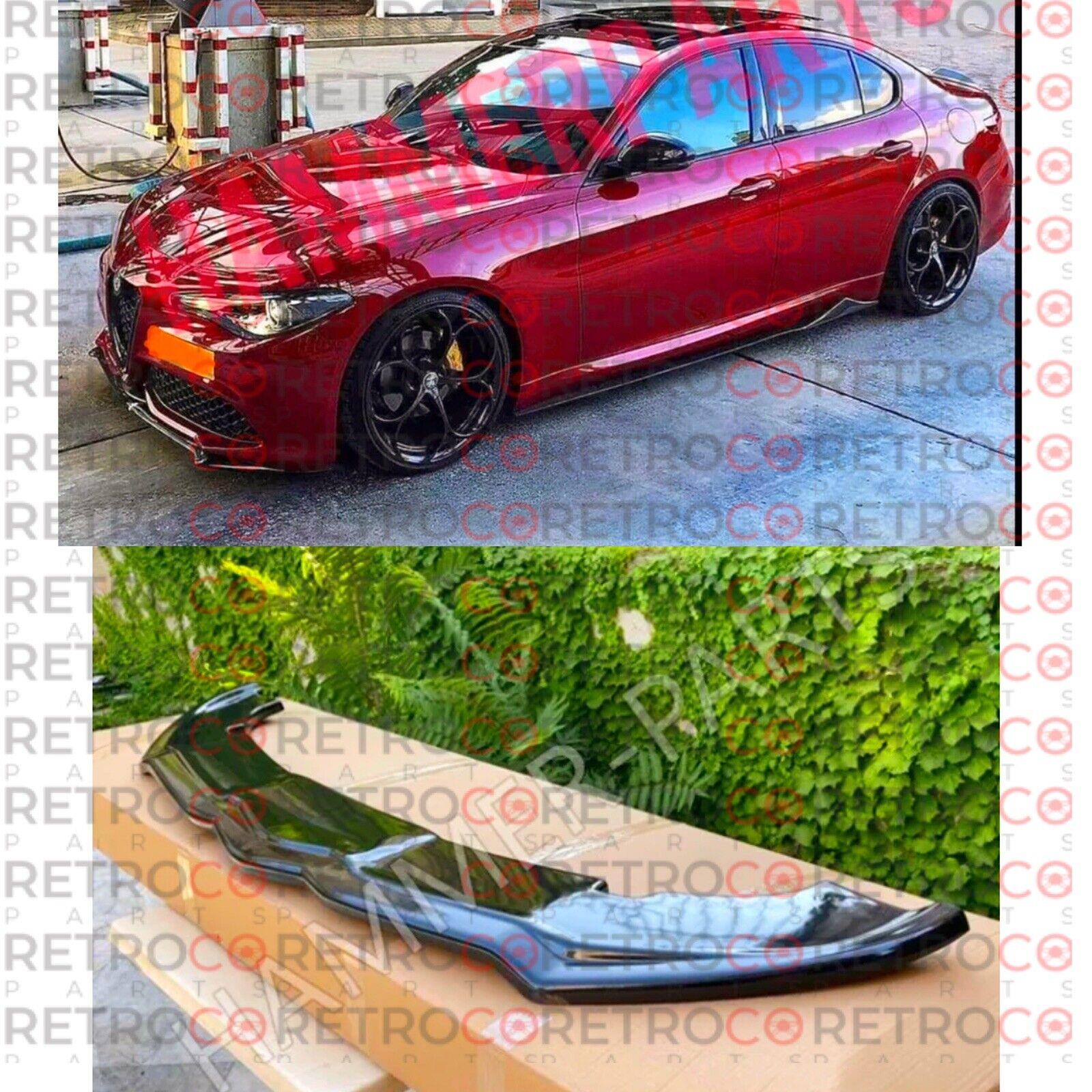 For Alfa Romeo Guilia Veloce Sport Sedan Front Lip 2015 2016 2017 2018 2019 2020
