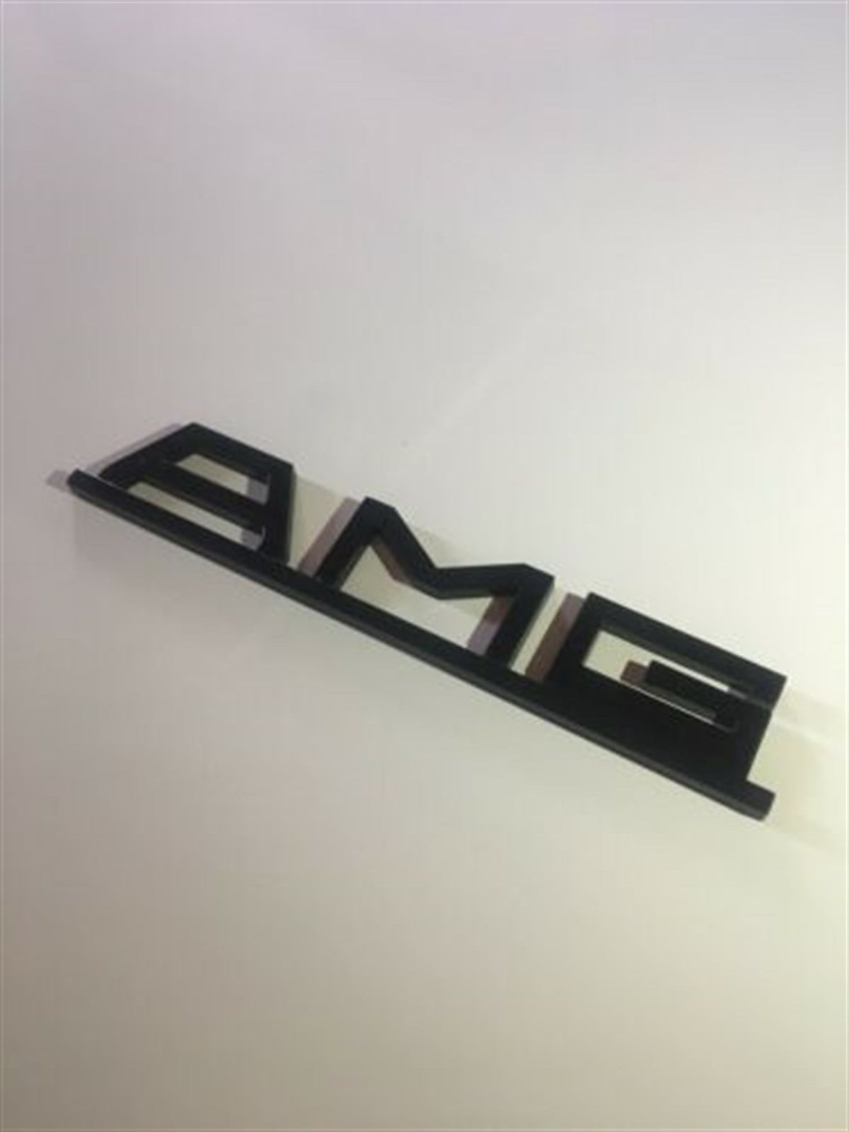For AMG For Mercedes Pre Merger Black Classic R107 W124 W126 W201 emblem logo