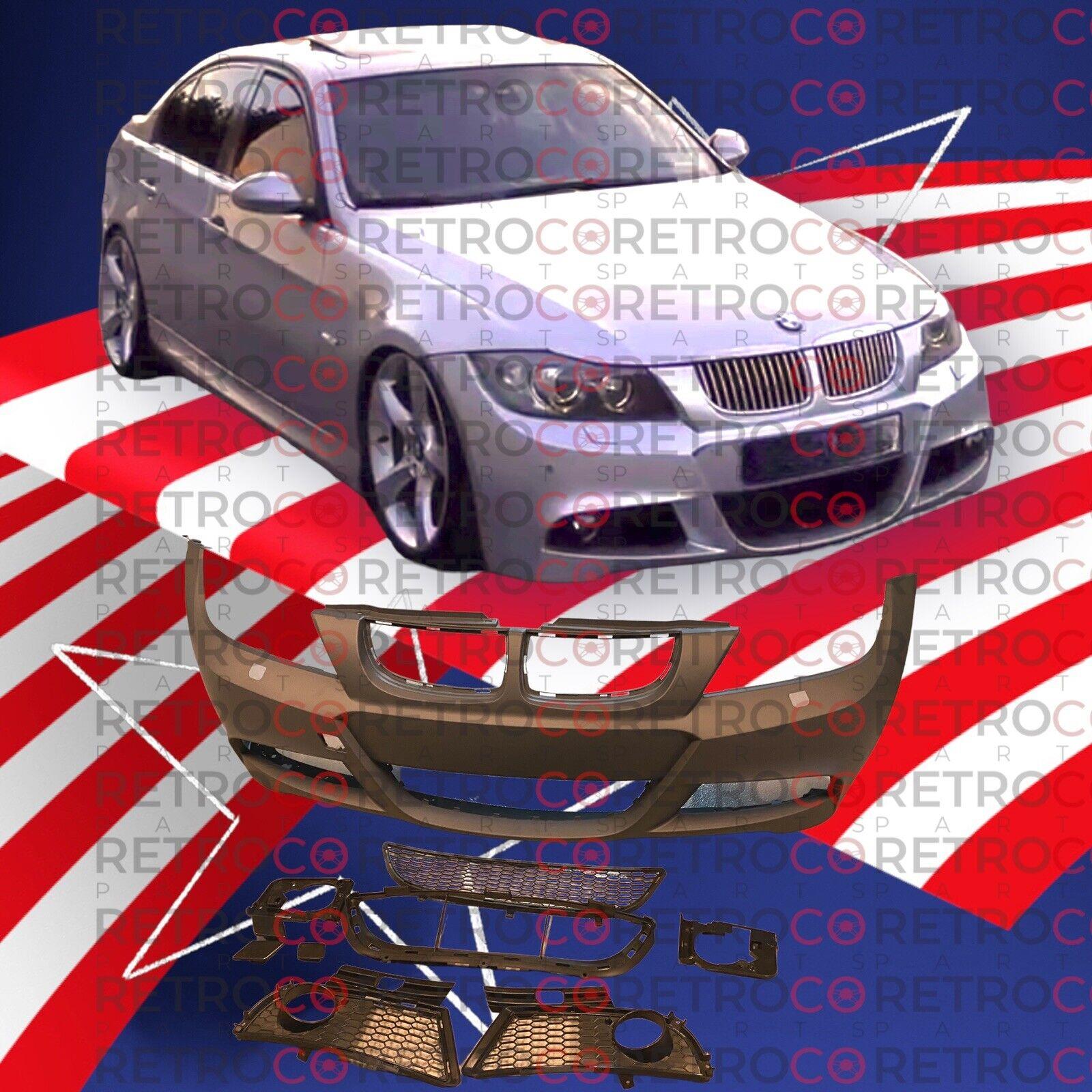 For BMW 2005-2008 E90 E91 4dr 3-Series M-Tech LCI Style Front Bumper