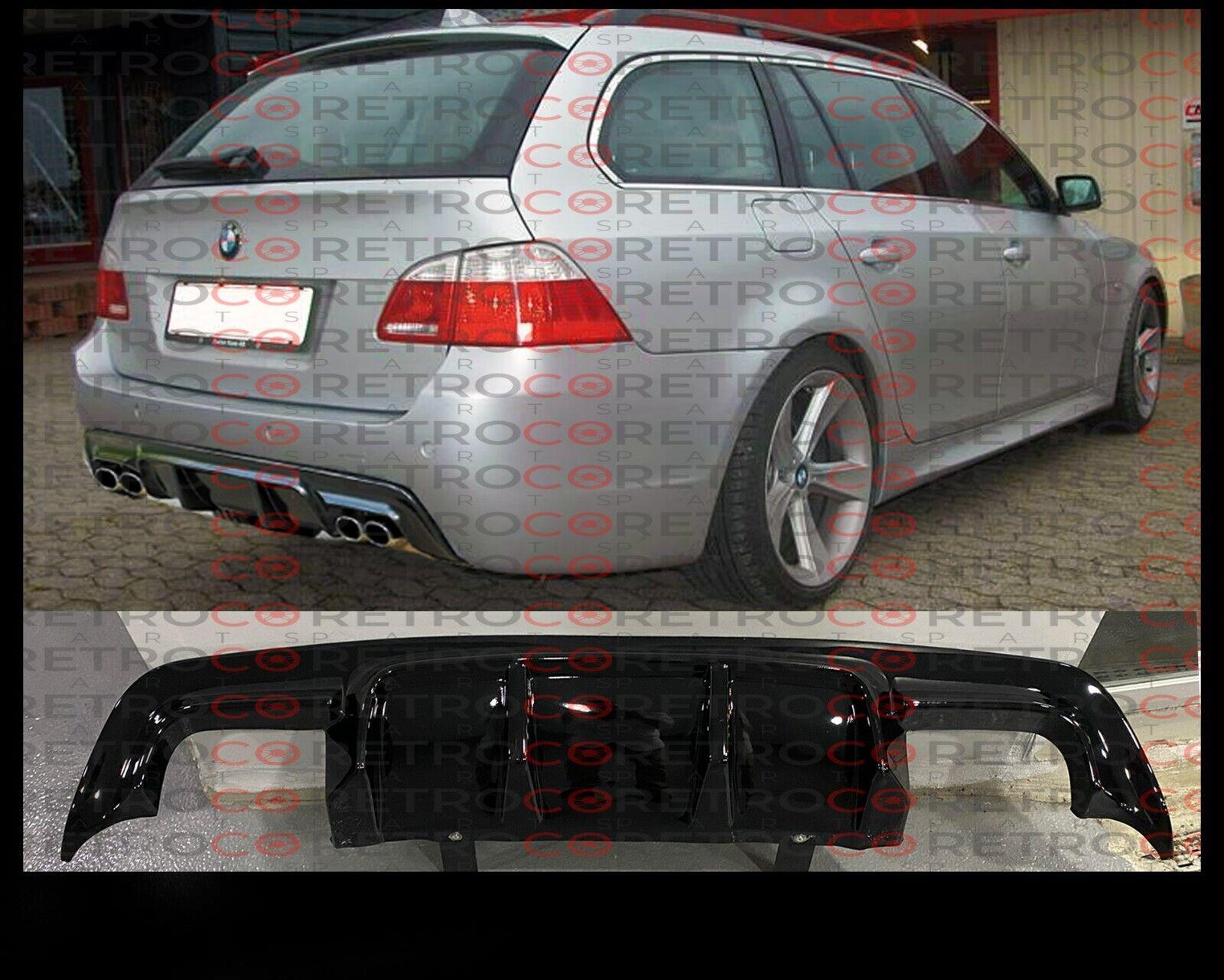 For Bmw e61 5 series station M tech Mtech custom rear Bumper diffuser splitter