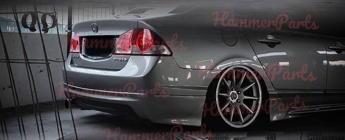 For Honda Civic FD6 Fd1 2006-2011 For Mugen Style Rear Bumper Extension Diffuser