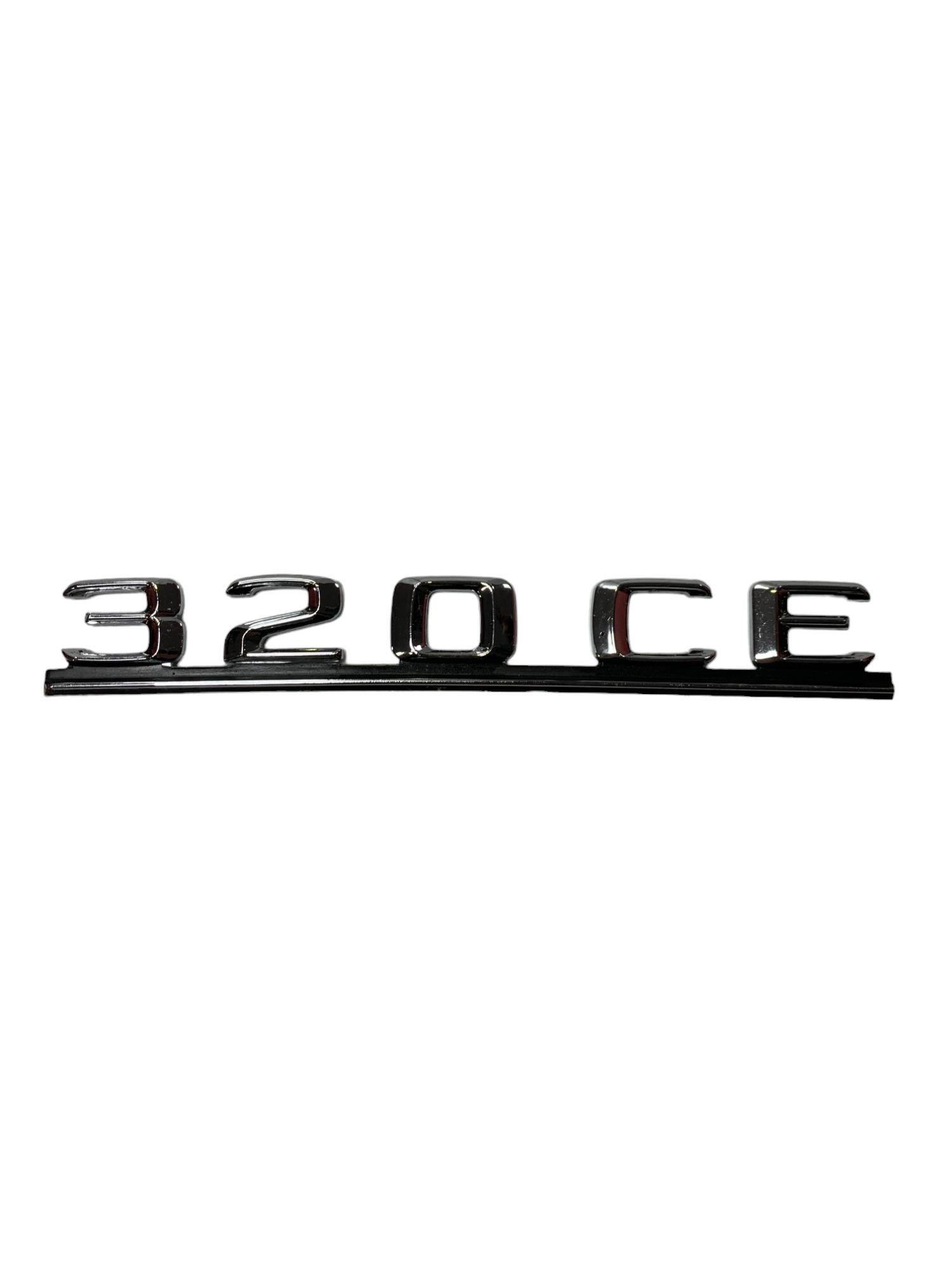 for Mercedes C124 320CE Emblem Rear Trunk Boot Badge Chrome