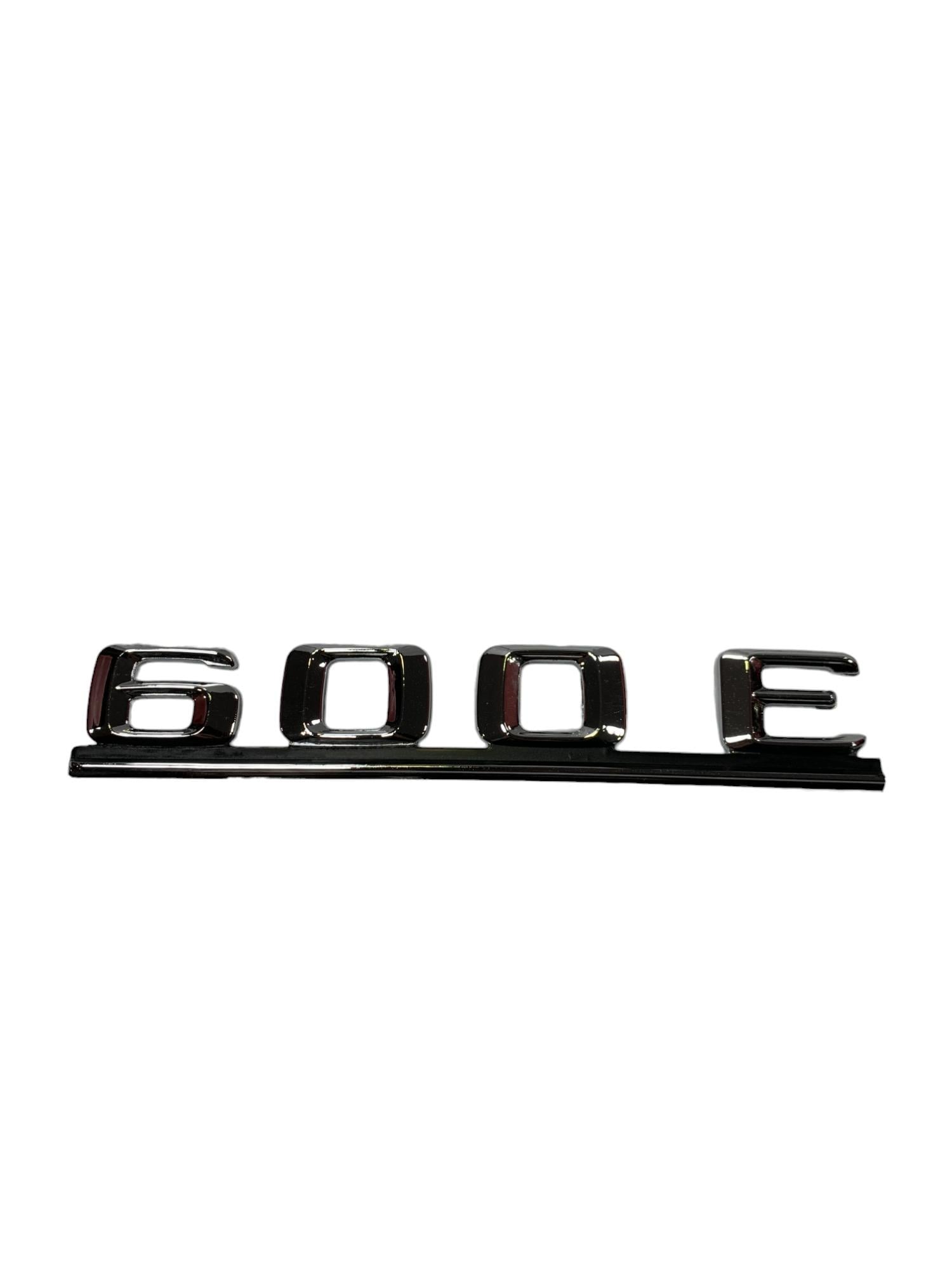 for Mercedes W124 600E Emblem Rear Trunk Boot Chrome for 500E