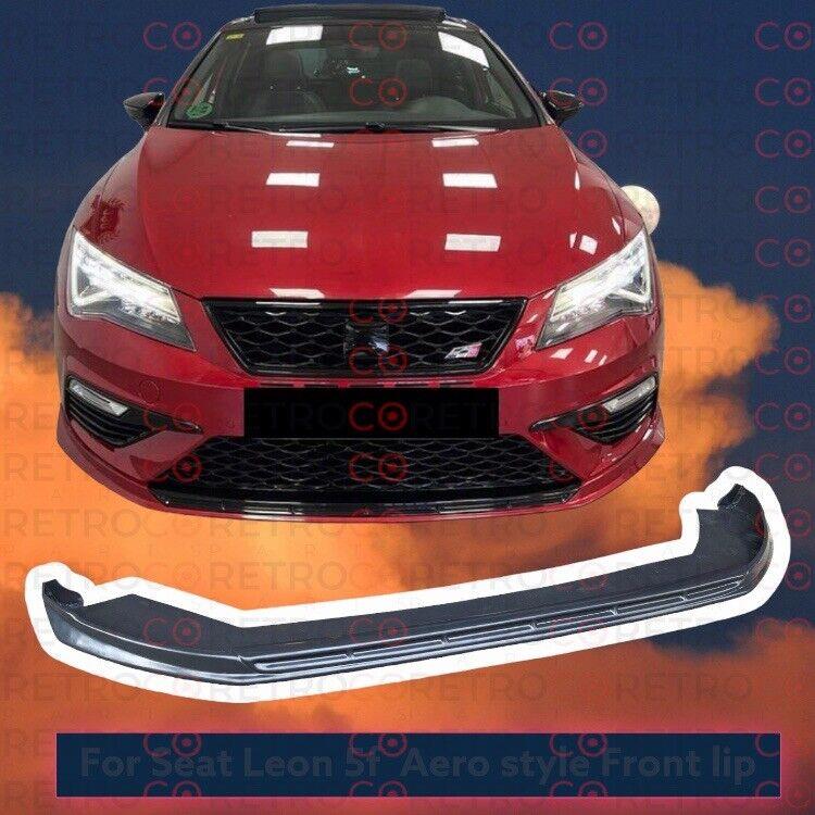 For Seat 5F Leon Fr and Cupra Mk3 Sport Front Lip Plastic Material 16-21