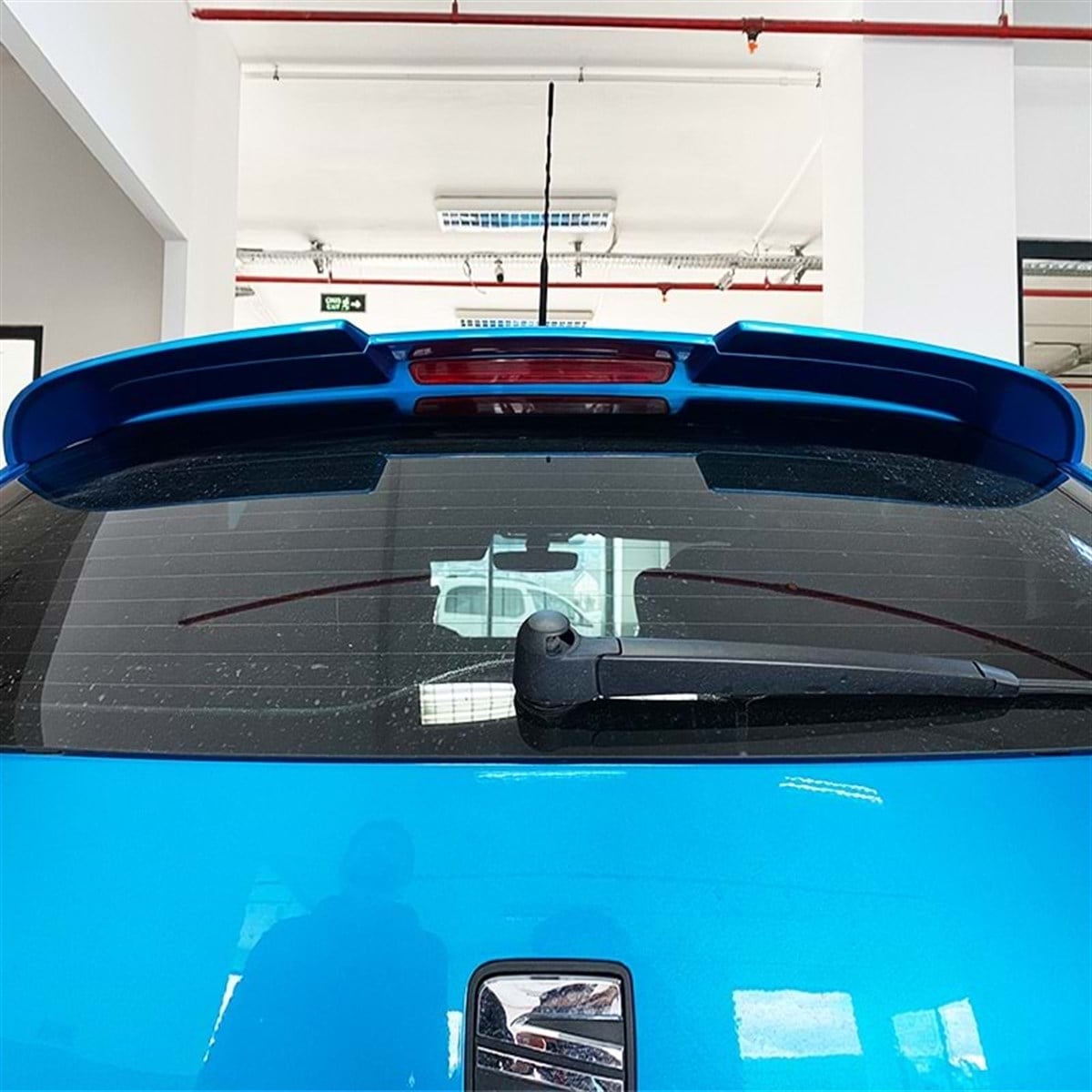 ibiza Mk4 Cupra Style Roof Spoiler Raw Surface ABS  2008-2017 (4 Door) 2008 - 2012.2015 - 2017  Ibiza Mk4, Mk4 FL - 4D