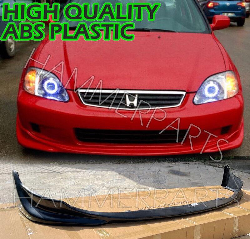 JDM HONDA Civic EK2 sedan hatchback 1999-2001 Front Bumper Lip S2000 PLASTIC ABS